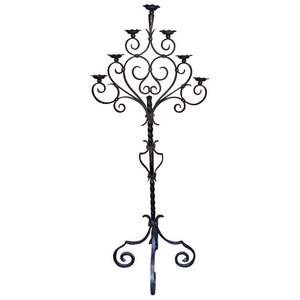 Venta al por mayor mejores precios decoración del hogar e iluminación único candelabro personalizado clásico de Metal arte de la pared candelabro - Product Image 4
