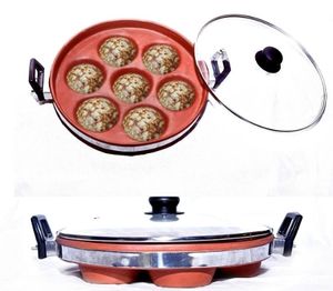 Ensemble de casseroles en argile écologiques et saines, fabriquées à la main, avec surface antiadhésive et fonctionnalités de nettoyage facile pour cuisinière à gaz - Product Image 3