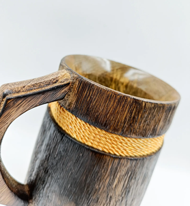 Wooden Travel Coffee <b>Mug</b> Eco Friendly Dishwasher Safe Classic Style Handicraft by Saniya Handicraft - Product Image 3
