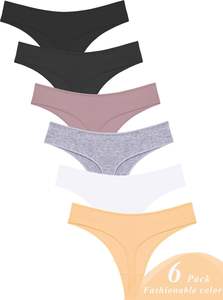 Tanga de Cintura Baja para Mujer Gentle Embrace, Ropa Interior de Algodón Suave y Elástica, Tejido Transpirable, Antibacteriano y Ecológico - Product Image 2