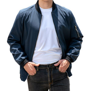 Veste bomber varsity en satin doré brodée sur mesure, fabriquée par une usine OEM, veste de baseball en soie pour homme, veste streetwear pour homme, veste d'hiver pour homme - Product Image 1