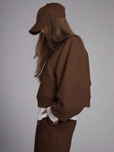 Ensemble de survêtement premium lourd pour hommes et femmes, sweat-shirt à capuche et pantalon de survêtement, tenue deux pièces, fournisseur en gros - Product Image 2