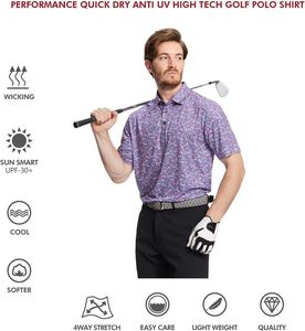 Camisas Casuales para Hombre de Alta Calidad a Precio de Fábrica OEM, Estilo Golf de Manga Corta Tejida, Secado Rápido, Transpirable, Personalizable Digital - Product Image 5