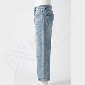 Pantalones Vaqueros Casuales de Primavera/Verano para Hombre, Diseño Personalizado, Algodón Ligero, Impermeable, Transpirable, Color Personalizado - Product Image 3