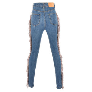 Bulk Sale Skinny Fit Women Denim Pants Stretchy High Rise Eco-Friendly Breathable Vintage Ankle-Length Jeans Trendy Casual - Product Image 2