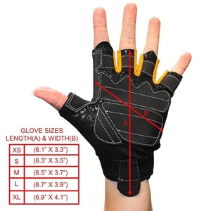 Venta al por mayor Guantes de gimnasio de poliéster transpirable Unisex Entrenamiento Fitness Guantes de levantamiento de pesas para uso al aire libre para hombres y mujeres - Product Image 2