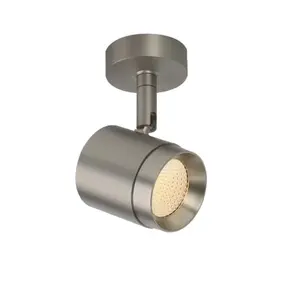 Spot LED d'intérieur moderne GlamLumen, culot E27, lumière blanc chaud 3000K et température de couleur 6000K, corps en aluminium - Product Image 2