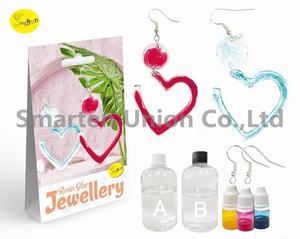 Kit de Iniciación <span class=keywords><strong>para</strong></span> Hacer Joyería de <span class=keywords><strong>Resina</strong></span> - Kits de Aretes de Corazón de <span class=keywords><strong>Resina</strong></span> <span class=keywords><strong>para</strong></span> Principiantes con <span class=keywords><strong>Moldes</strong></span> y Suministros <span class=keywords><strong>para</strong></span> Hacer Joyería de <span class=keywords><strong>Resina</strong></span> - Product Image 1