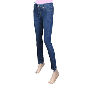 Pantalon en jean pour femme - Bleu moyen - Product Image 4