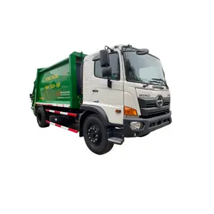 Tendance chaude Camion compacteur à ordures HINO FG capacité du réservoir 14m3 Véhicules spécialisés de haute qualité origine Vietnam