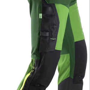 กางเกงทำงานแบบมีซิปเอวกลาง พร้อมแผ่นรองเข่าหลายช่อง คุณภาพสูง บริการ OEM สำหรับชุดทำงาน - Product Image 1