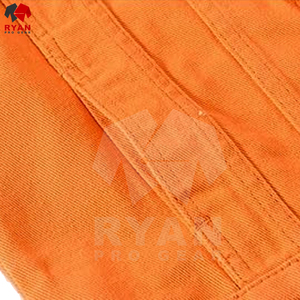 Venta al por mayor de Chaquetas vaqueras transpirables de alta calidad con diseño frontal de cuello levantado y logotipo personalizado en colores personalizados para hombres de invierno - Product Image 6
