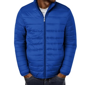 Veste matelassée d'hiver pour homme avec logo personnalisé, nouvelle collection, col zippé, vêtement d'extérieur, veste matelassée pour homme - Product Image 2