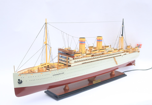 Stavangerfjord crucero modelo pintado a mano de madera resistente con luces de resina decoración náutica regalo para el hogar caja de cedro Vietnam - Product Image 6