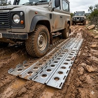 Escaleras de arena de acero de alta resistencia de 4 mm, tablones perforados Marston Mat PSP para recuperación de vehículos comerciales y puentes.