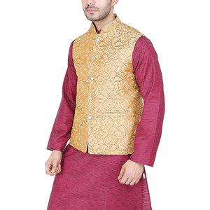 Chaleco de hombre de diseño bordado fabricante de ropa al por mayor Chaleco de hombre recién llegado - Product Image 3