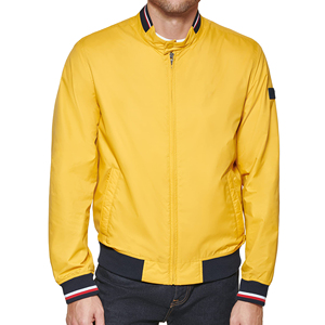 Chaqueta Bomber Clásica de Lona para Hombre con Cuello Alto, Estilo Urbano, Secado Rápido y Ecológica - Product Image 1