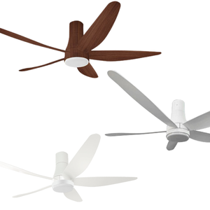 พัดลมเพดานอลูมิเนียมใบพัด Ghana Aura 100มอเตอร์ทองแดงเต็มตัว56นิ้วคุณภาพสูงเลือกปริมาณแสงสีขาวโลหะ OEM Air - Product Image 5