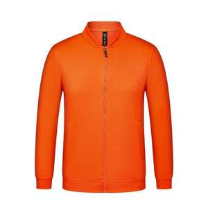 Chaqueta de Hombre con Cremallera Completa, Diseño Nuevo, Al Por Mayor, Felpa de Algodón, Sudadera con Bordado 3D, Patrón Sólido, Fabricante - Product Image 5