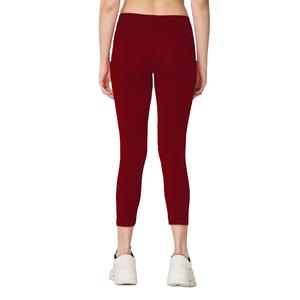 Elastic High Waist Women's Casual Fitness <b>Fashion</b> Tights Comfortable Soft Breathable Plus Size Knitted Knee-Length <b>Leggings</b> - Product Image 5
