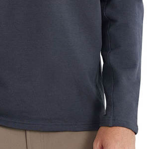 Cremallera de cuarto de hombre de alta calidad para invierno Nueva llegada Venta caliente Liso teñido en línea - Product Image 5