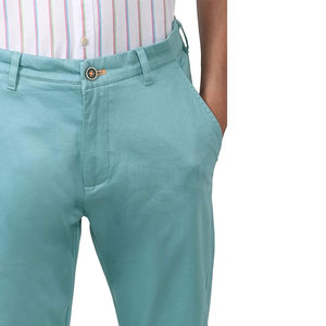 กางเกงผ้าฝ้ายเอวสูงแห้งเร็วแบบตรงสไตล์ลำลอง - Product Image 5