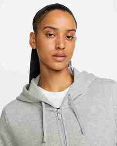 Sudadera con Capucha de Alta Calidad, Personalizada, de Algodón/Poliéster, con Cremallera, Manga Larga, para Mujer, Ropa de Calle de Invierno, Ecológica, con Bolsillo Delantero, Lisa - Product Image 3