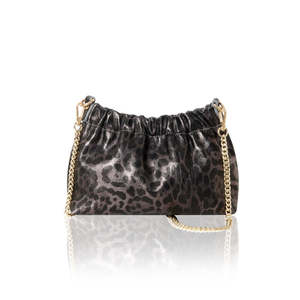 Sac à bandoulière italien en cuir véritable imprimé léopard-PS600-sacs de soirée à la mode pour femmes - Product Image 3