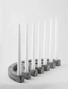 Juego de Portavelas de Madera Ondulada, Diseño Escultural Moderno, Elegante Soporte para Decoración del Hogar y Exhibición en la Sala de Estar - Product Image 6