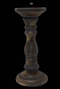 Portavelas de diseño de lujo de Metal con acabado en polvo negro mate para decoración del hogar, soporte de vela de diseño clásico - Product Image 5