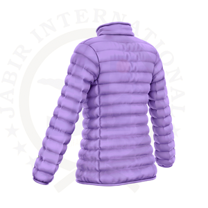 เสื้อแจ็คเก็ตกันหนาวแบบวินเทจ ทรงพอง ซิปปิด หนา ทรงหลวม สกรีนโลโก้ได้ ไซส์ใหญ่ ผ้าไหม สำหรับผู้ชายและผู้หญิง - Product Image 5