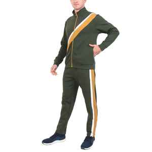 Ensemble de survêtement d'hiver 100 % coton pour homme, fabriqué en usine, grandes tailles, confortable, respirant, séchage rapide, polaire, logo personnalisé, marque privée - Product Image 3