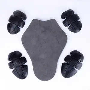 Custom HSI Men's Motorcycle Hoodie Jacket Black % Cotton Fleece Breathable Garment Dyed CE Armor <b>Padded</b> 280g Full Sleeve All - Product Image 2