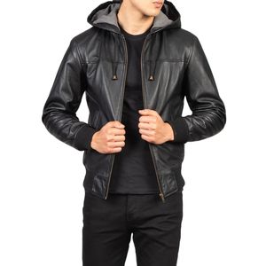 Blouson de moto en cuir unisexe de haute qualité pour l'hiver, personnalisé, respirant, grande taille, imperméable, coupe-vent, imprimé, sportif - Product Image 1
