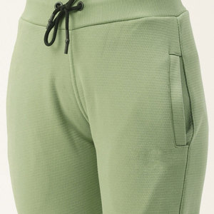 Conjunto de chándal cómodo con cremallera para Mujer | Ropa deportiva de dos piezas de cintura alta con chaqueta con cremallera y pantalones elásticos OEM - Product Image 5