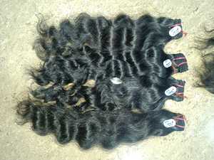 Extensiones de tejido de doble trama con máquina de cutícula completa de pelo Remy virgen indio recto Natural sin tratamiento químico - Product Image 5