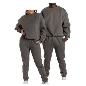 ชุดวอร์มผ้าคอตตอนสำหรับผู้ชายชุดวอร์มผ้าฟลีซชุดวอร์มฤดูหนาวชุดวอร์มแบบสวมหัวโอเวอร์ไซส์ใส่สบายๆ - Product Image 2