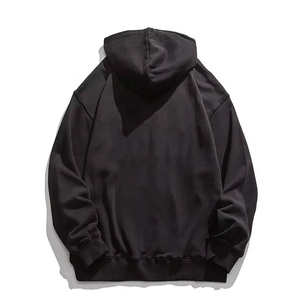 เสื้อมีฮู้ดพิมพ์ลายพัฟโอเวอร์ไซส์ของผู้หญิง450คอตตอนออร์แกนิก GSM เสื้อสเวตเชิ้ตไหล่ตกพร้อมกระเป๋าจิงโจ้ - Product Image 3