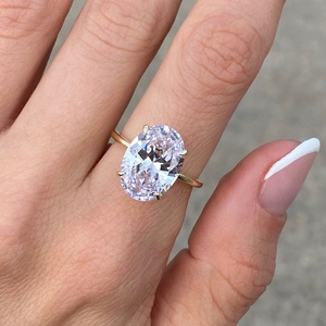 แหวนฮิปฮอปประดับเพชรโมอิสซาไนต์เต็มวง หรูหรา ชุบเงินแท้ S925 ชุบทอง 18K ได้รับการรับรองจาก IGI สำหรับผู้หญิงและผู้ชาย ใช้ในงานแต่งงาน - Product Image 3