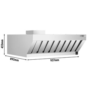 Hotte de condensation pour four combiné - avec filtre à charbon actif (sans ventilation) - pour les modèles de fours combinés commerciaux BKDV1200-2SM - Product Image 2