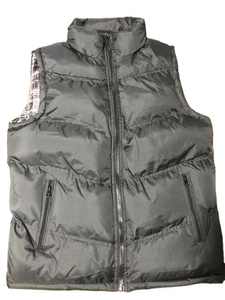 2024 nouveauté hommes hiver laine Bomber veste personnalisé en gros Zip XL coupe-vent léger tissu sans manches conception bouffant - Product Image 6