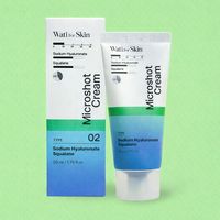 Crème à l'acide glycolique et aux micro-spicules PDRN pour une peau plus lisse, revitalisée, éclaircissante et anti-âge pour tous les types de peau