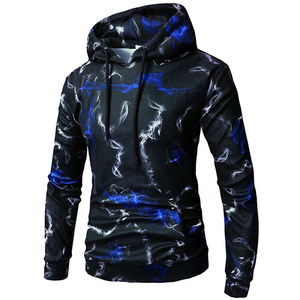 Sweat à capuche en molleton coupe-vent à capuche surdimensionné pour hommes 10oz 340 GSM pull sublimé sweats à capuche de poche hommes - Product Image 2