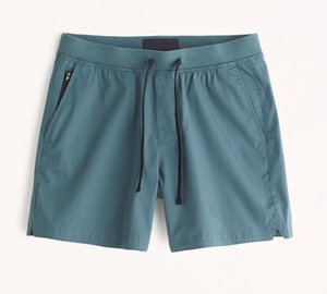 ZN Hommes Mode Sweat 5 Pouces Entrejambe Cordon Poches Couleur Pure Personnalisé Formation ShortsDDP expédition - Product Image 1