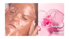 Feuille de masque facial en feuille de rose bulgare de marque privée soins de la peau coréens hydratants et hydratants en profondeur - Product Image 3