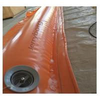 Barrières flottantes gonflables : Nouveau barrage de confinement d'hydrocarbures pour lacs et rivières, idéal pour les applications marines avec mousse de barrière flottante