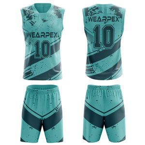 Maillot de basket-ball professionnel personnalisé pour hommes, ensemble uniforme uni respirant, dernier design, grande taille pour hommes - Product Image 1