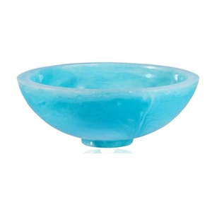 Ensaladera de resina transparente, cuenco de mezcla con efecto de mármol, personalización decorativa, tamaño y colores personalizados - Product Image 2