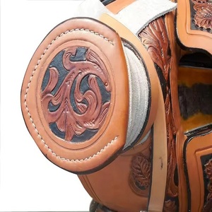 Fabricantes indios Western Saddles Cowboy Horse Ranch Comfort Rider Sillín Cojín Espuma viscoelástica Cojín de asiento absorbente de golpes - Product Image 2