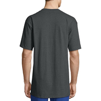 Nouvel Arrivage T-shirt Streetwear Uni en Coton 100% Doux et Respirant, Tissu Tricoté 180 Grammes, Coupe Droite Tendance Moderne